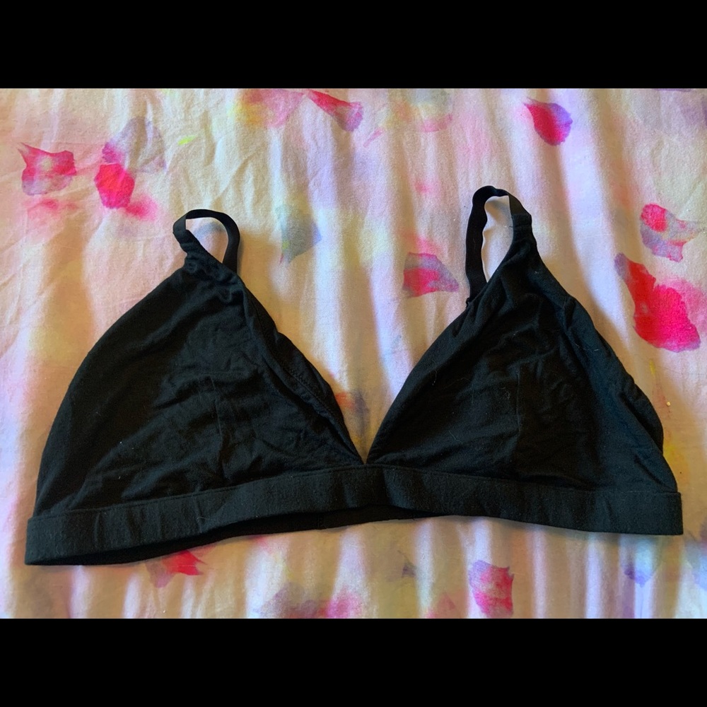 MeUndies Triangle Bralette 4XL Black